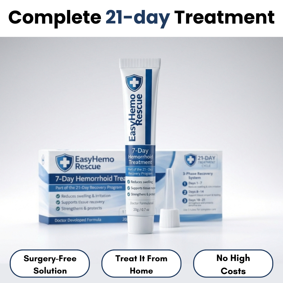 EasyHemo Rescue™ — Complete 21-Day Recovery System (3 Tubes)